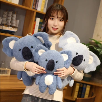 25-40 cm Azul Adorável dos desenhos animados Koala Brinquedos Bonecos de Pelúcia Macia Pelúcia Urso Coala de Pelúcia, Brinquedos do Animal Bonito Koala Kids Menina de Presente de Natal
