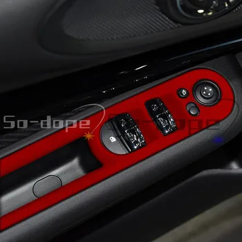 Camurça Buço maçaneta da Porta Painel de Controle da Janela Decoração Cobrir Carro Adesivos Para BMW MINI 2015-2020 F54 Acessórios de decoração